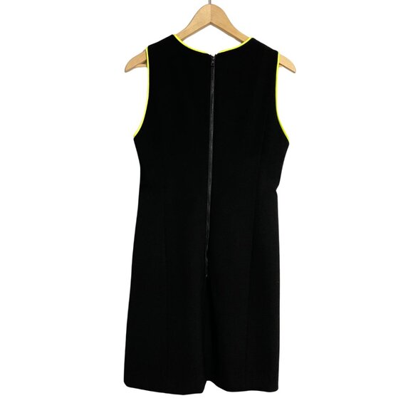 Alice + Olivia Colin Dress NWT Womens Size 10 Black Neon Trim Pin Up Cocktail - Picture 4 of 11